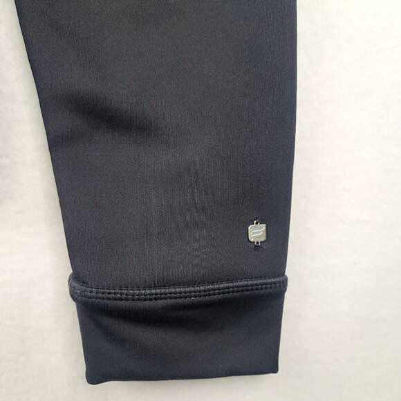 Fabletics Black Mesh Neoprene Panel Long Sleeve Sweatshirt XL Athletic Top - Picture 6 of 11